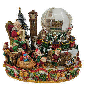 Grandeur Noel Musical Waterglobe Collectors Edition 2002 #15571 NOT WORKING READ